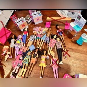 Barbie Dolls and some furniture
